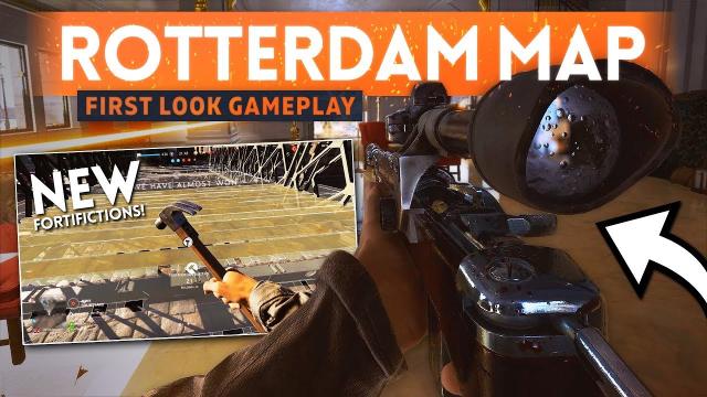 BATTLEFIELD 5 ROTTERDAM GAMEPLAY First Look! - Total Urban Warfare! (New Weapons & Fortifications)