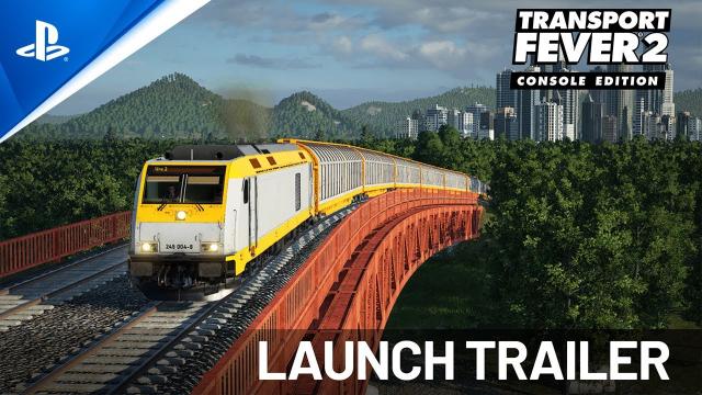 Transport Fever 2: Console Edition - Launch Trailer | PS5 & PS4 Games