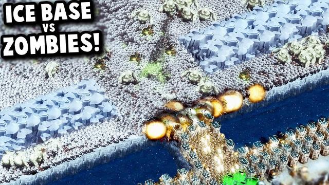 GIANT Final Wave VS Ice Bridge Base Defense! | They Are Billions Custom Map Gameplay