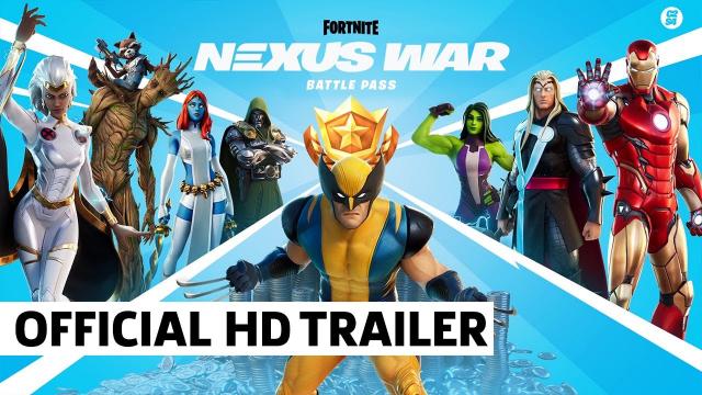 Fortnite - Official Nexus War Marvel Battle Pass Gameplay Trailer