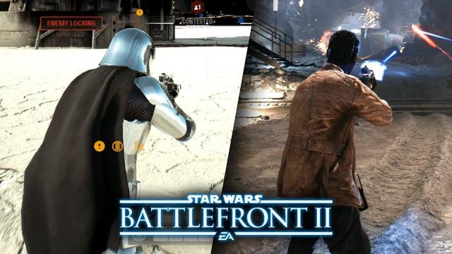 Star Wars Battlefront 2 The Last Jedi DLC - Captain Phasma and Finn Multiplayer Gameplay!
