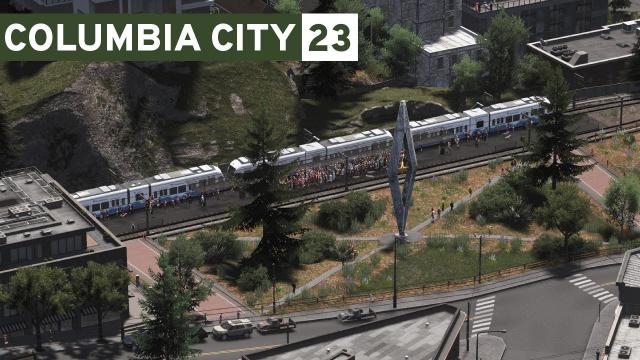 Light Rail Station - Cities Skylines: Columbia City #23