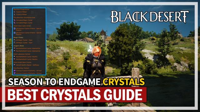 Best Crystals from Season to Endgame Guide 2022 | Black Desert