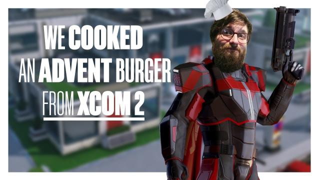We cooked an Advent Burger from XCOM 2
