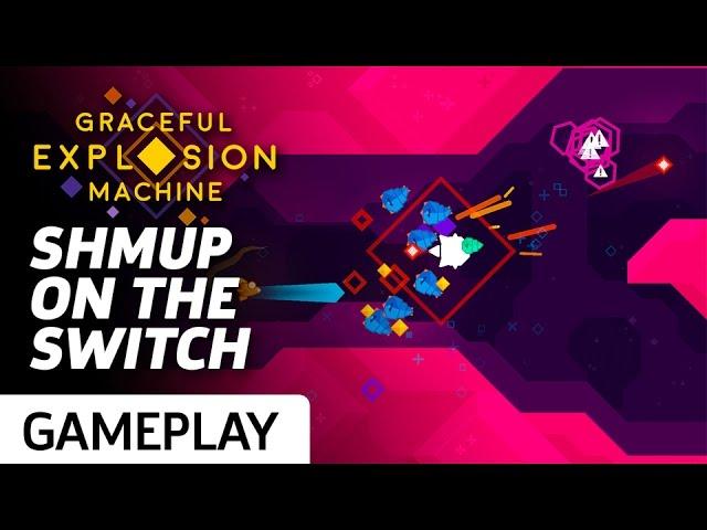 Graceful Explosion Machine Gameplay: A Colorful Shoot-em-up On Switch