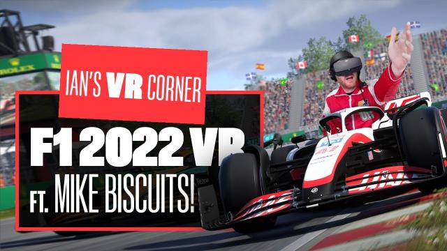 F1 2022 VR Gameplay Review - FAMOUS F1 DRIVER MIKE BISCUITS SHREDS THE COMPETITION - Ian's VR Corner
