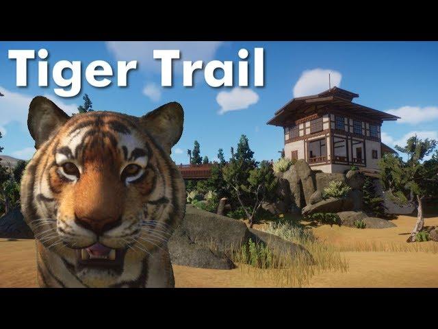 Planet Zoo Beta - Silv's Sanctuary (Part 1) - Tiger Trail Timelapse