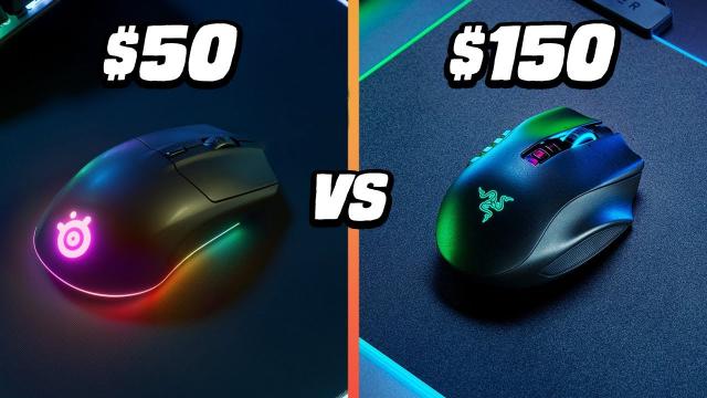 $50 vs $150 Wireless Gaming Mouse: Razer Naga Pro VS Steelseries Rival 3 - Is It Worth It?