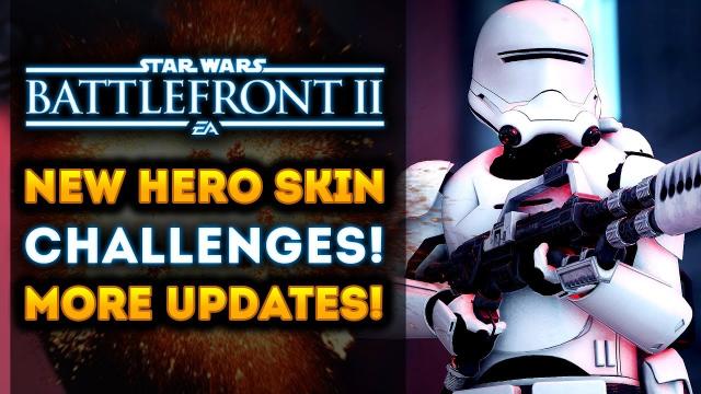 Star Wars Battlefront 2 - New Hero Skin Challenges Now Live! Level 50 Trophy, Jetpack Cargo & More!