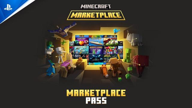 Minecraft Marketplace Pass - Launch Trailer | PS4 & PSVR Games