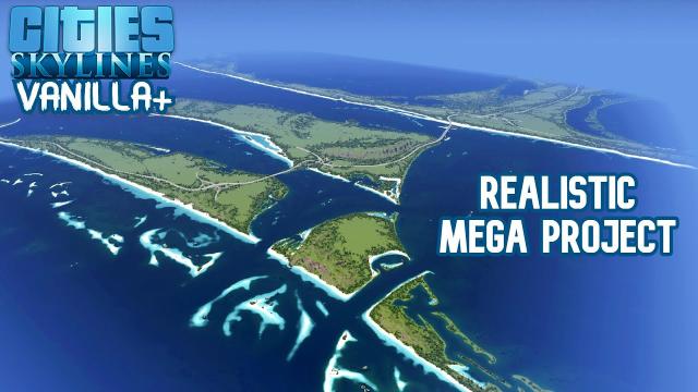 Starting A NEW Realistic Mega City in Cities Skylines | Crystal Reef EP1