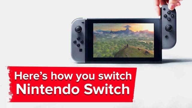 Here’s how switching the Nintendo Switch works