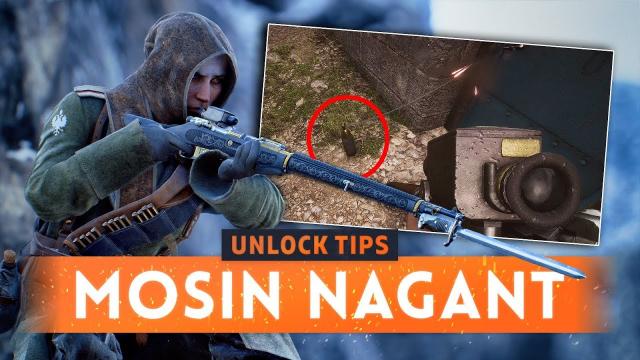 ► HOW TO UNLOCK THE MOSIN NAGANT MARKSMAN RIFLE! - Battlefield 1 (Tips To Get Tripwire Kills!)