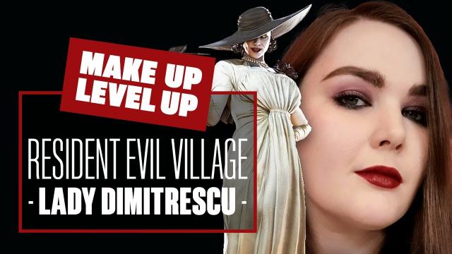 Lady Dimitrescu Goth Look! [RESIDENT EVIL VILLAGE LADY DIMITRESCU MAKE UP] - Make Up Level Up