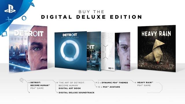 Detroit: Become Human Digital Deluxe Edition - Get Heavy Rain Instantly | PS4