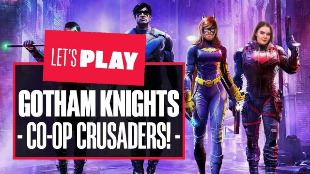 Let's Play Gotham Knights Co-op Gameplay! HOLY LIVE STREAMS, BATMAN!