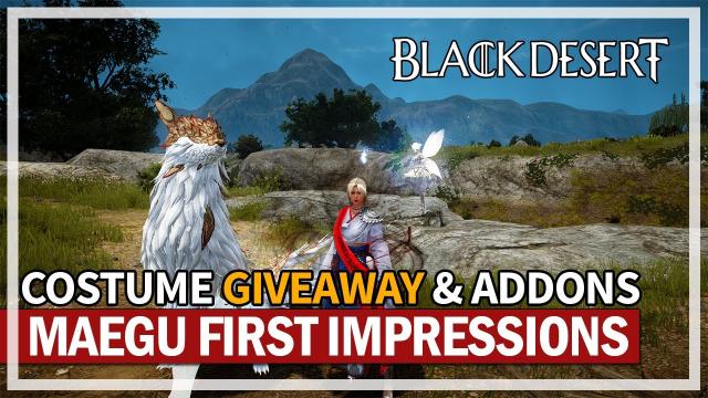 Maegu First Impressions & Costume Code Giveaway | Black Desert