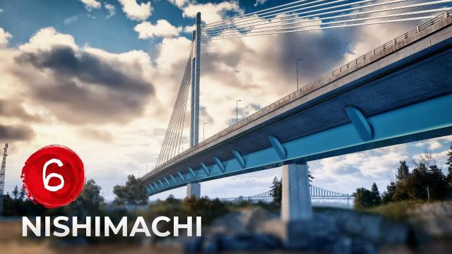 Nishimachi EP 6 - Nakate Bridge - Cities Skylines [4K]