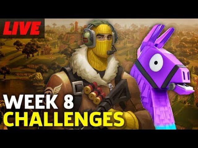 Fortnite Week 8 Challenges In Battle Royale