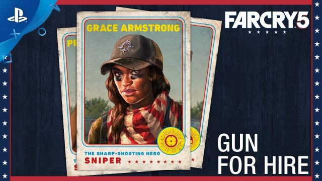 Far Cry 5 - Character Spotlight: Grace Armstrong – Gun For Hire | PS4