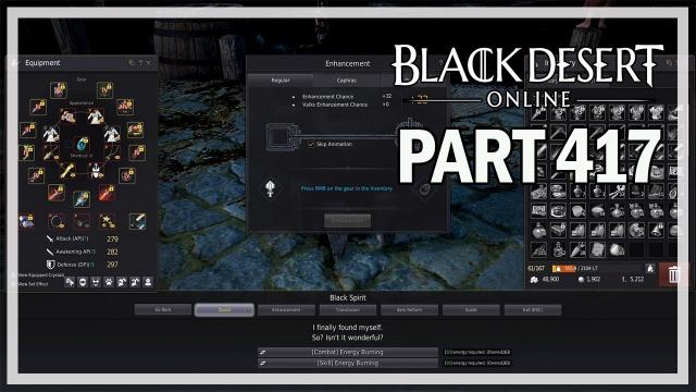 Black Desert Online - Dark Knight Let's Play Part 417 - Dream Horse Attempt & Enhancing