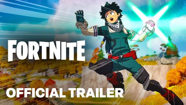 Fortnite x My Hero Academia Official Trailer (Deku, Bakugo, All Might, Ochaco)