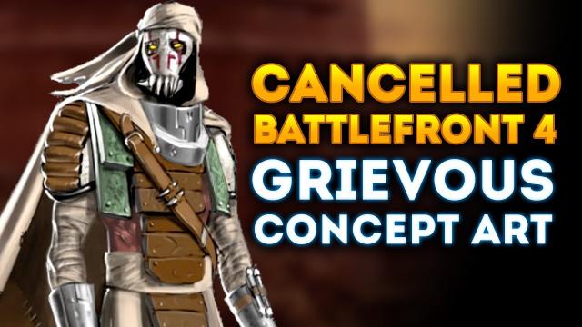 Cancelled Battlefront 4 General Grievous Artwork! Non-Cyborg Version of Grievous!