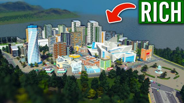 I Built an SECRET SOCIETY just for Billionaires in Cities Skylines