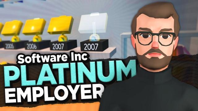 I got a PLATINUM AWARD! Best Employer for 5 Years! — Software Inc. (#10)
