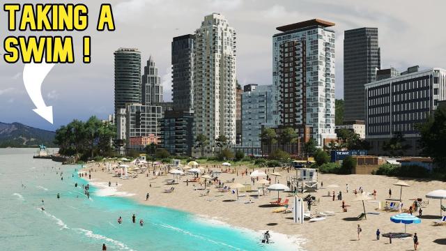 How to make a SUPER REALISTIC FUNCTIONAL Beach in Cities Skylines!