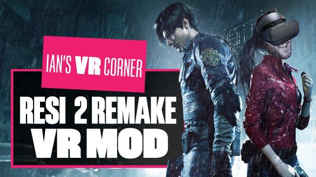 New Resident Evil 2 VR Mod Gameplay - BECOMING CLAIRE REDFIELD! - Ian's VR Corner