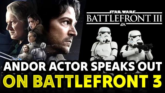 You won't believe what this Andor actor just said about Battlefront 3!