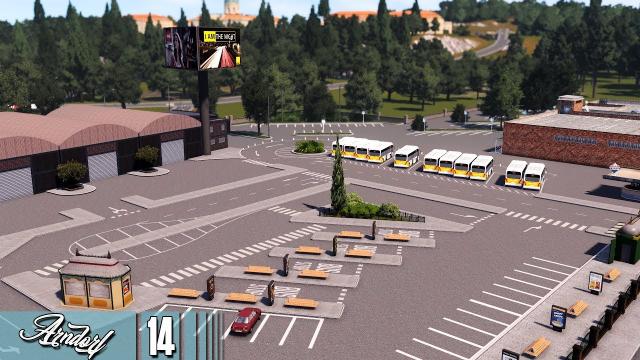 Cities Skylines: ARNDORF - The Bus Depot, new buses and ambulances #14