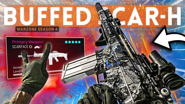 This BUFFED SCAR Class Setup in Warzone HITS like a TRUCK! (Season 4 Gameplay)