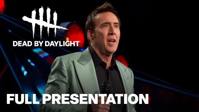 Dead by Daylight Nicolas Cage On-Stage Reveal | Summer Game Fest 2023