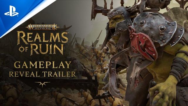 Warhammer Age of Sigmar: Realms of Ruin - Gameplay Reveal Trailer | PS5 Games