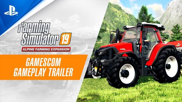 Farming Simulator 19 Alpine Farming Expansion - Gamescom 2020 Gameplay Trailer | PS4