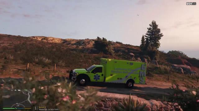 GTA5 - LSPDFR - Laythrom County F550 Ambulance Livery