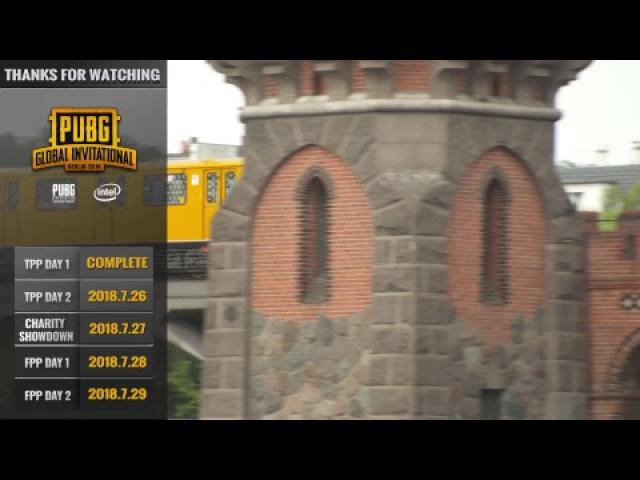 KR: PUBG 글로벌 인비테이셔널 (PGI) 2018 - 1일차 (TPP) CleanFeed