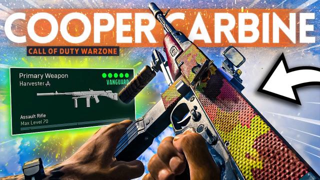 Using the BEST COOPER CARBINE Class Setup on Warzone Pacific Caldera!