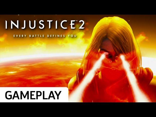 Supergirl vs. Atrocitus - Injustice 2 Beta Gameplay