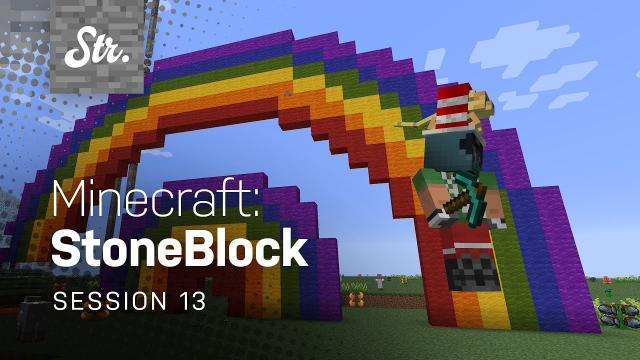 Minecraft: StoneBlock — Duping with EMC (w/ Jack Pattillo) — Session 13