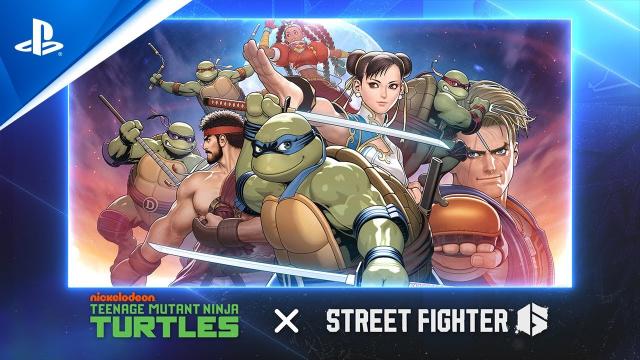 Street Fighter 6 - Teenage Mutant Ninja Turtles Collaboration Trailer | PS5 Games