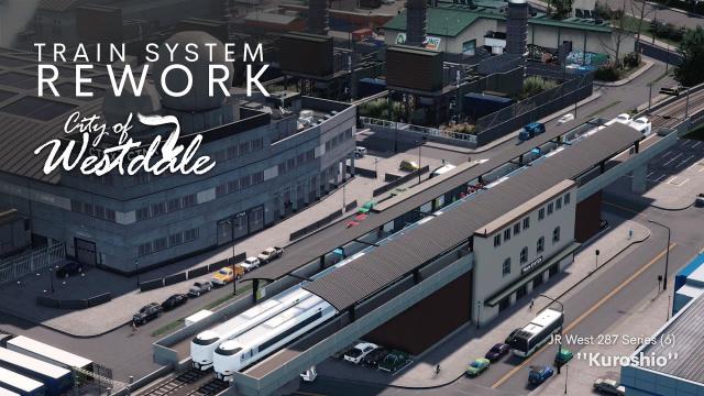 Cities Skylines: Fascinating Train ride through Westdale - Rework