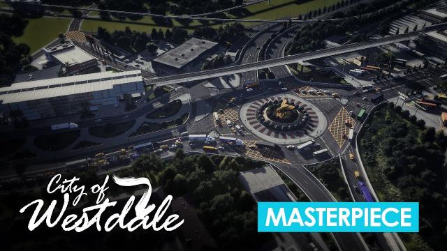 Cities Skylines: Masterpiece - Honey Bee Roundabout [4K]