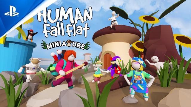 Human: Fall Flat - Free Level Miniature Launch Trailer | PS5 & PS4 Games