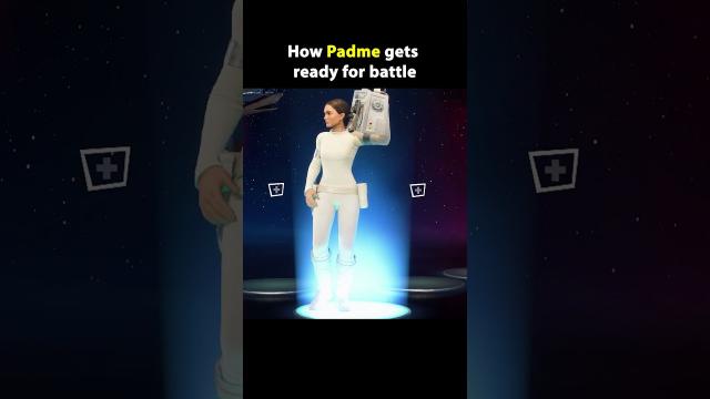 How Padme gets ready for battle