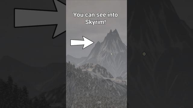 You can see Skyrim in Oblivion Remastered! #oblivion #skyrim #ps5
