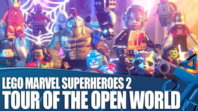 Lego Marvel Superheroes 2 - Tour Of The Open World and Huge Character Roster!