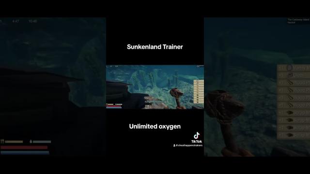 Sunkenland trainer - unlimited oxygen! Only on CheatHappens.com #pcgaming #sunkenland